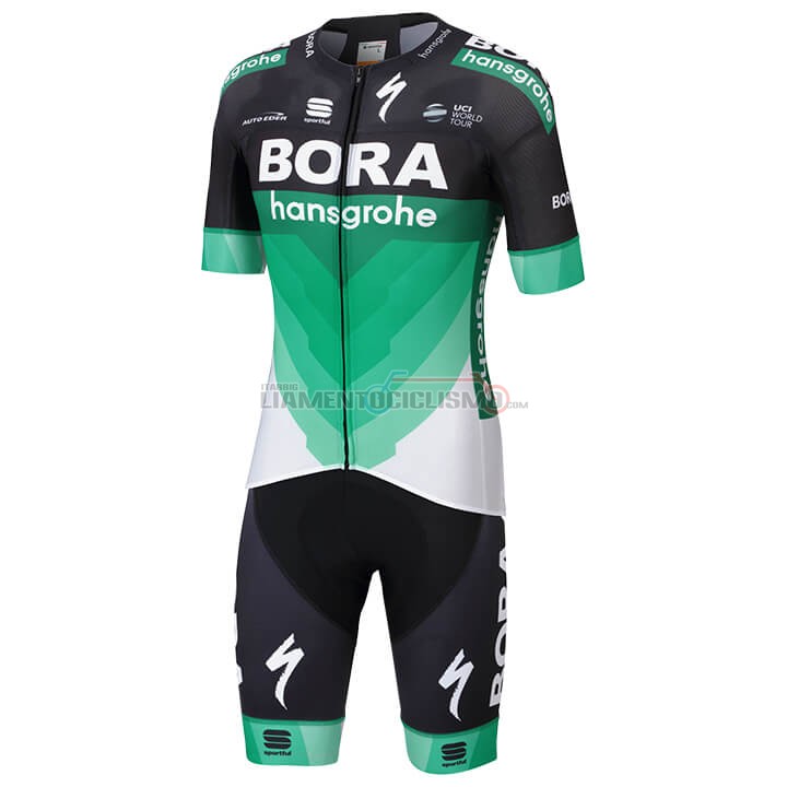Abbigliamento Ciclismo Bora Manica Corta 2018 Verde